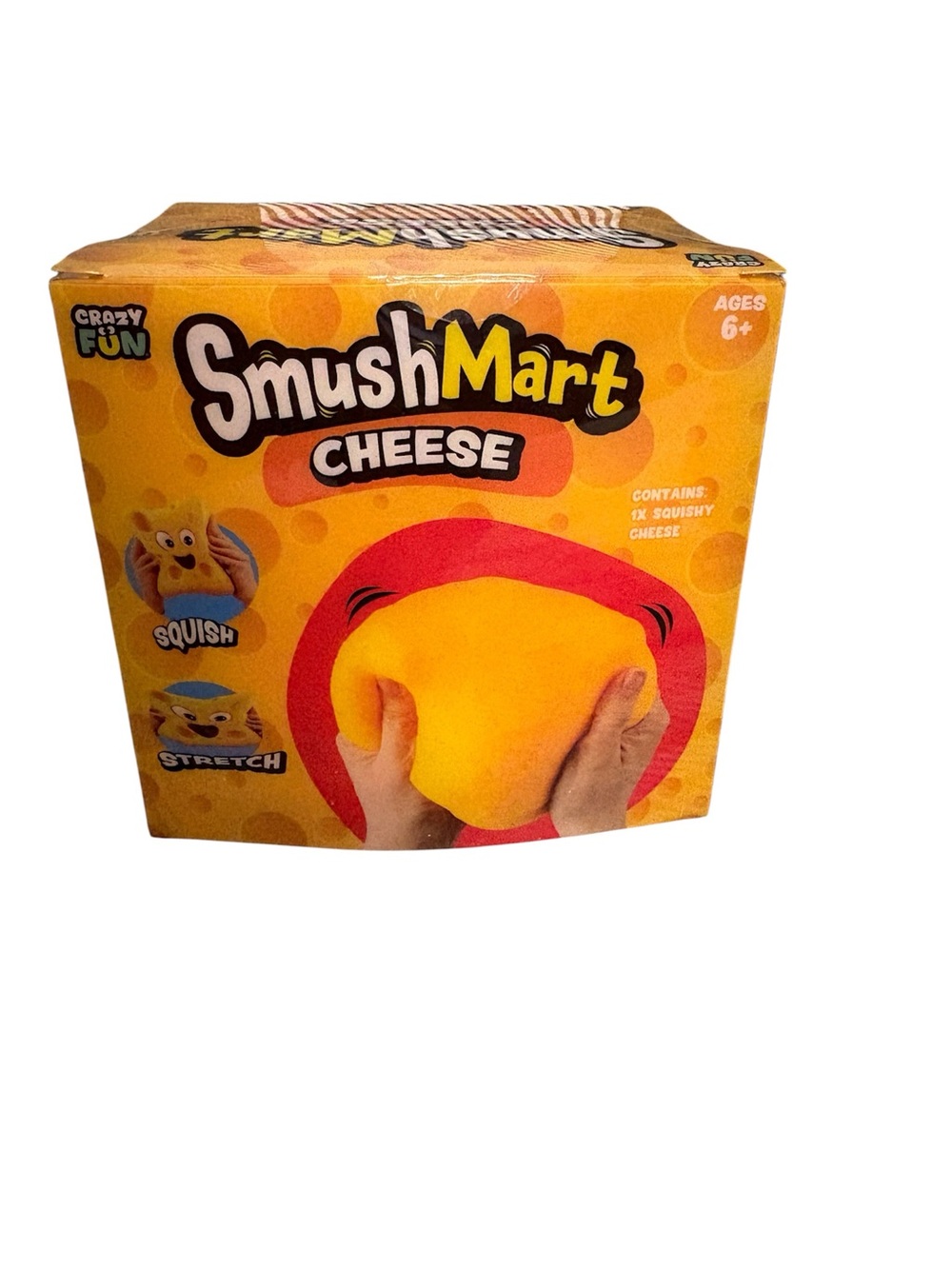 SmushMart Cheese Squishy Toy - Yellow - Picture 2 of 2